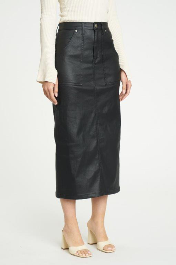Sweetheart Skirt | Coated Asphalt - Main Image Number 2 of 3