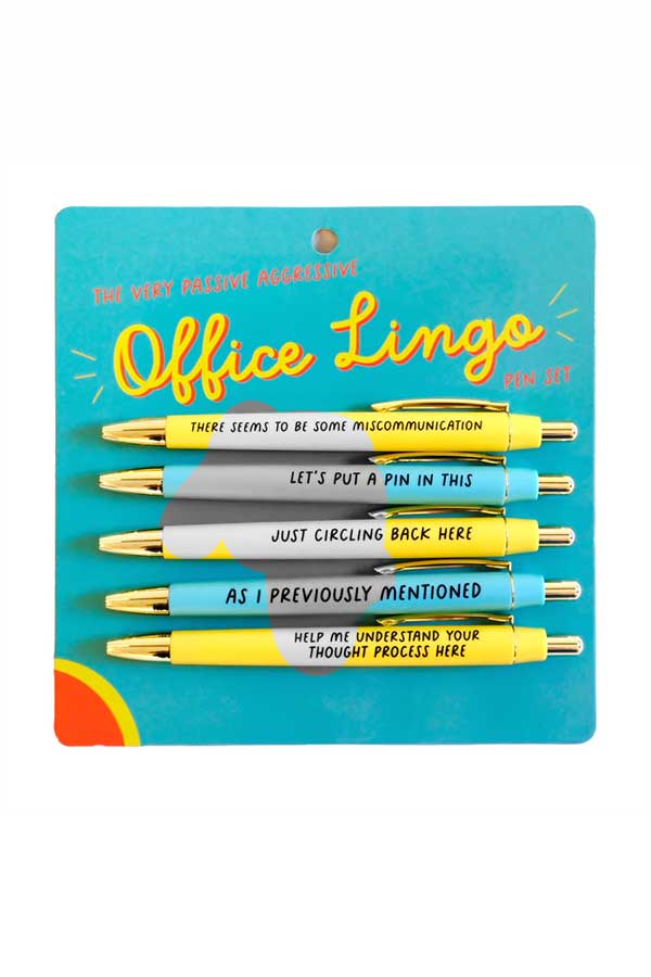 Office Lingo Pen Set - Main Image Number 1 of 1