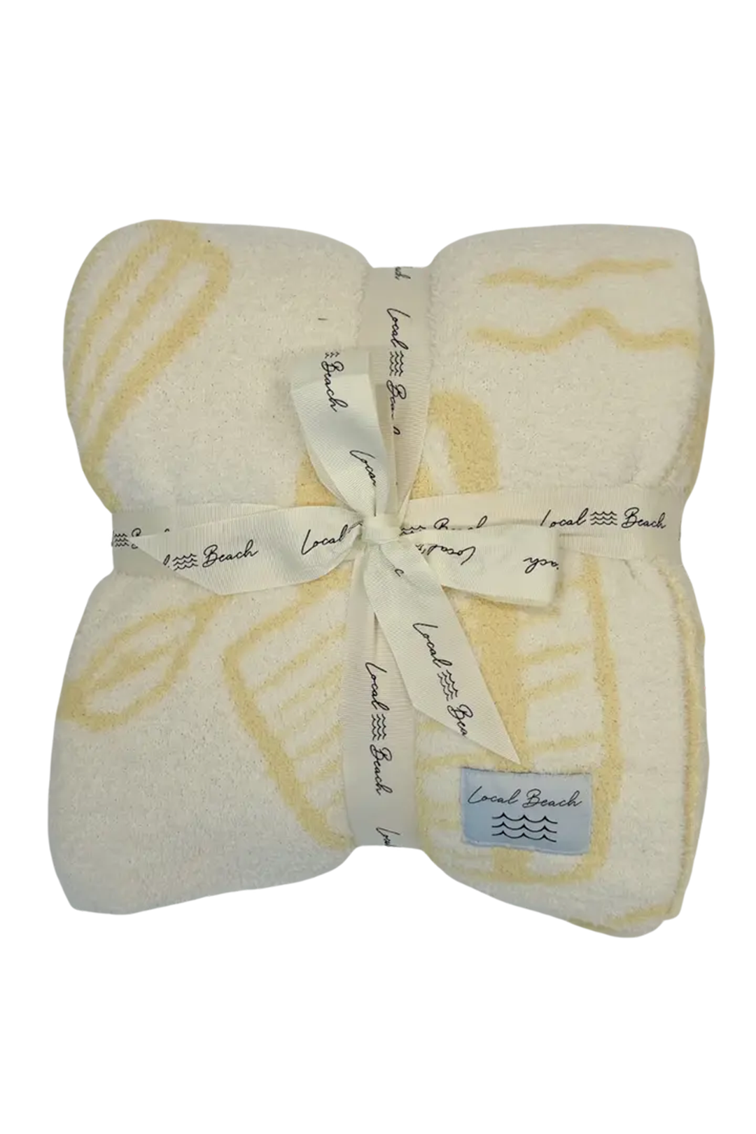 Amalfi Luxe Home Blanket | Golden Haze & Cream - Visual Media Number 2 of 2