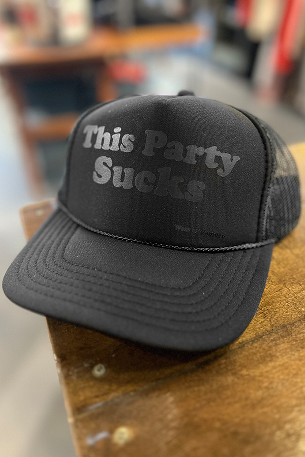 This Party Sucks Hat | Black on Black