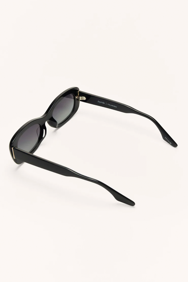 Joyride Sunglasses | Polished Black - Grey - Thumbnail Image Number 4 of 4
