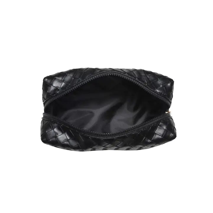 Cosmetic Pouch | Black Weave - Visual Media Number 4 of 4
