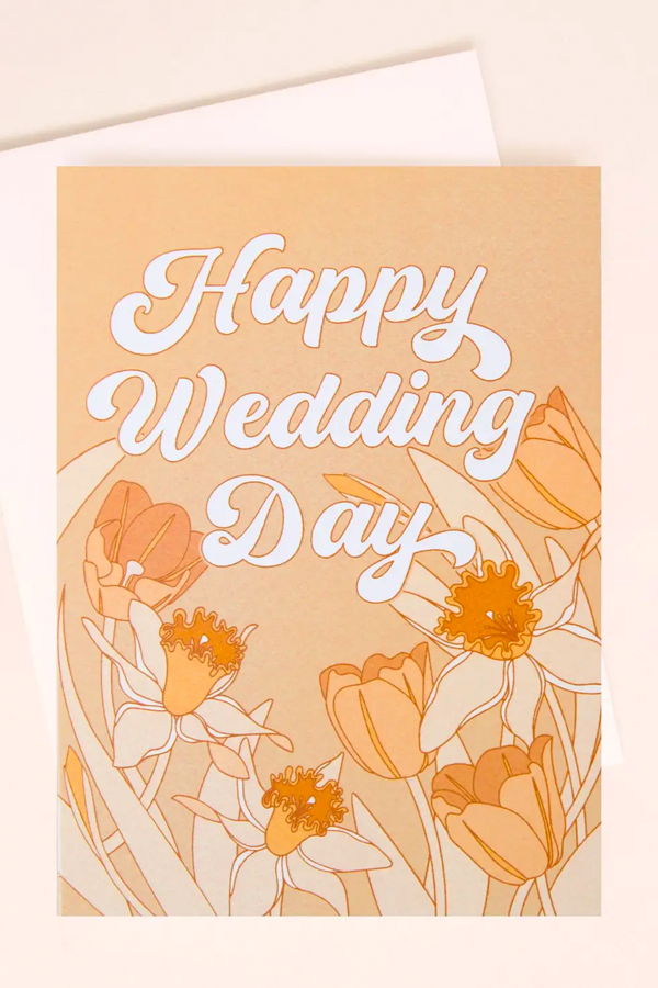 Happy Wedding Day Card - Main Image Number 1 of 1