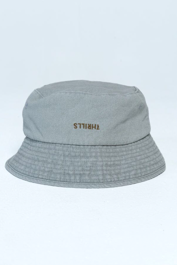 Minimal Thrills Bucket Hat | Sage Grey - Main Image Number 3 of 3
