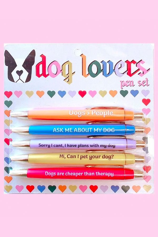 Dog Lovers Pen Set - Main Image Number 1 of 2