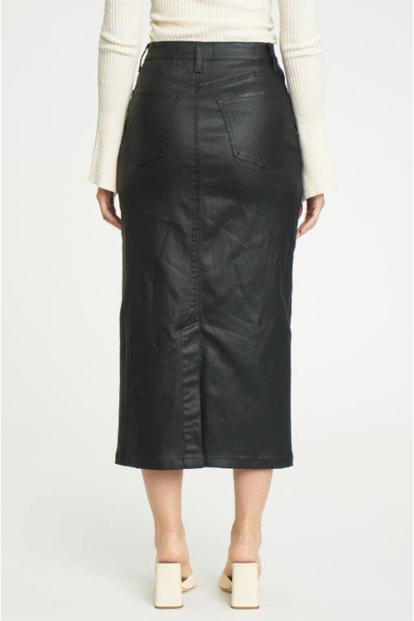 Sweetheart Skirt | Coated Asphalt - Main Image Number 3 of 3