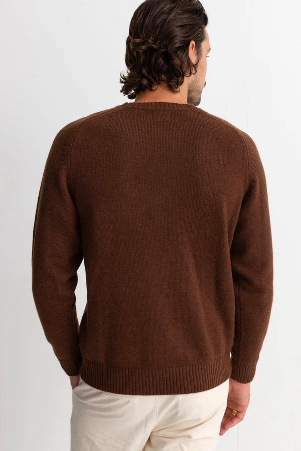 Classic Crew Knit | Chocolate - Main Image Number 5 of 5