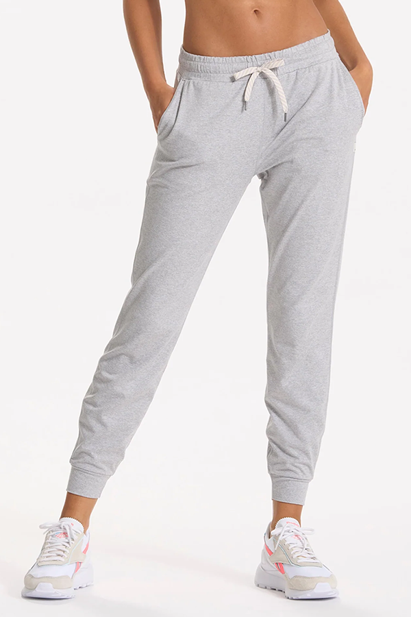Performance Jogger Long | Pale Grey Heather - Main Image Number 1 of 4