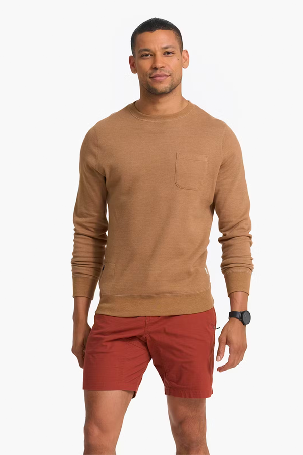 Jeffreys Pullover | Camel Heather - Main Image Number 2 of 3