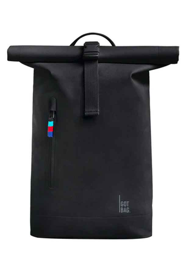 Rolltop Small Backpack | Black - Thumbnail Image Number 2 of 5
