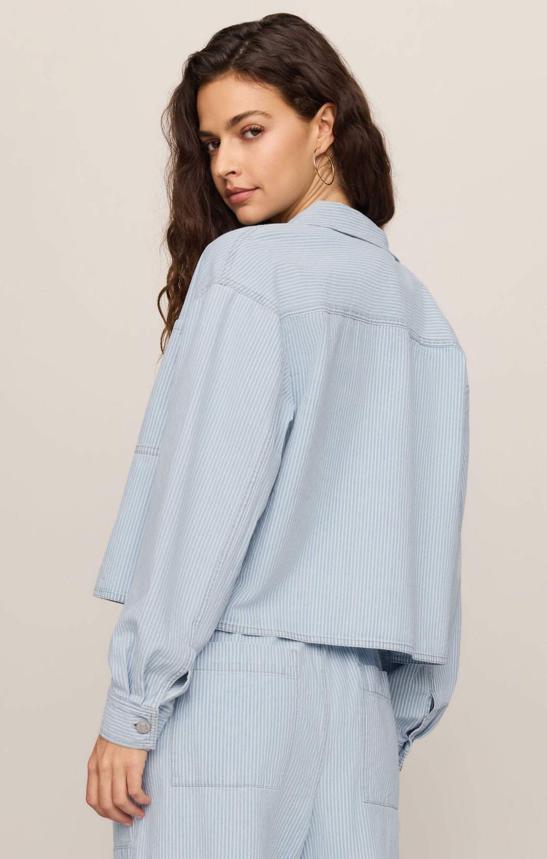 Erin Railroad Jacket | Seaboard Stripe - Visual Media Number 2 of 2