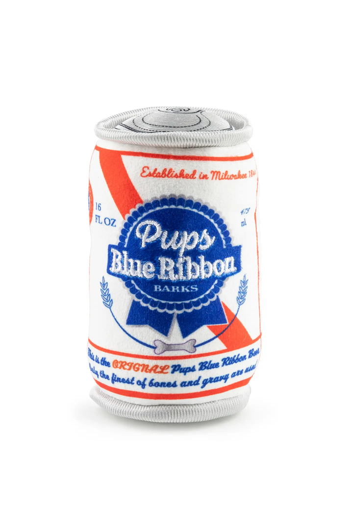 Pups Blue Ribbon Can | Squeaker Dog Toy - Thumbnail Image Number 1 of 2
