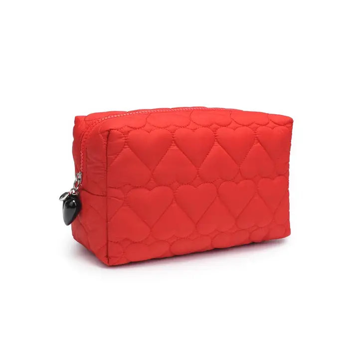 Cosmetic Pouch | Red - Thumbnail Image Number 4 of 5
