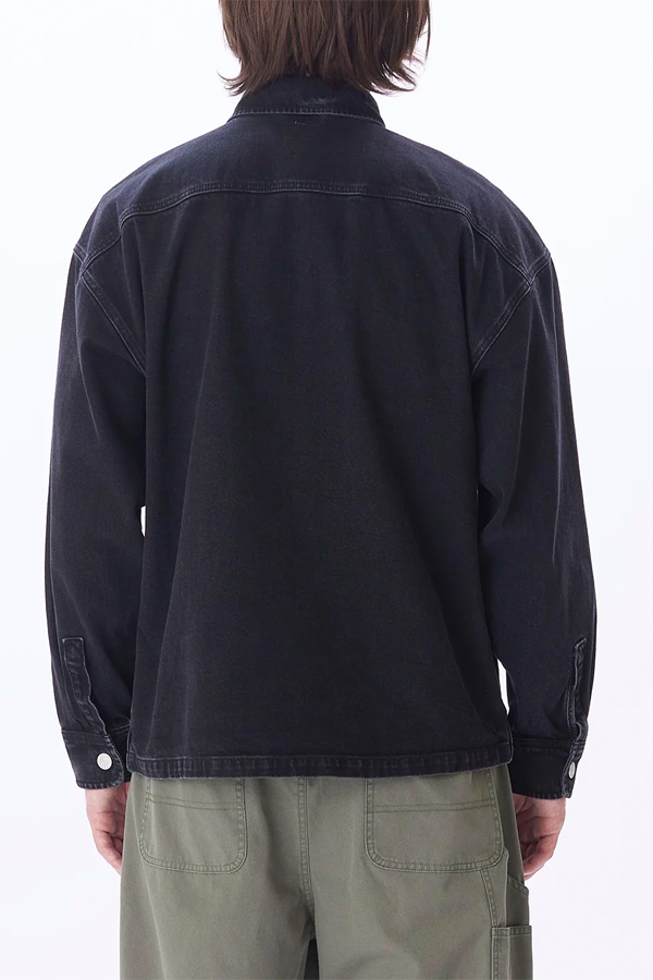 Milton Shirt Jacket | Faded Black - Main Image Number 3 of 3