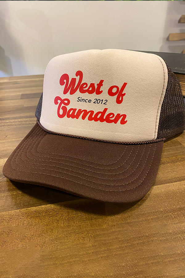 West of Camden Since12 Hat | Brown/Red - Main Image Number 1 of 1