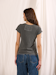 Waylon Jennings Fitted Baby Tee | Black - Thumbnail Image Number 2 of 2
