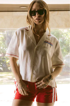 Champion Crop Buttonup | Antique - Visual Media Number 1 of 5