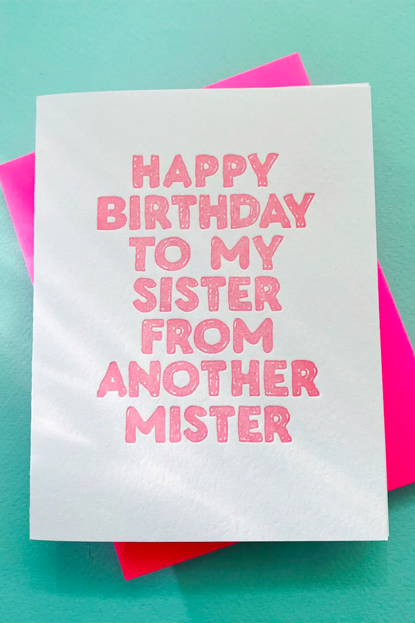 Sister From Another Mister Card - Main Image Number 1 of 1