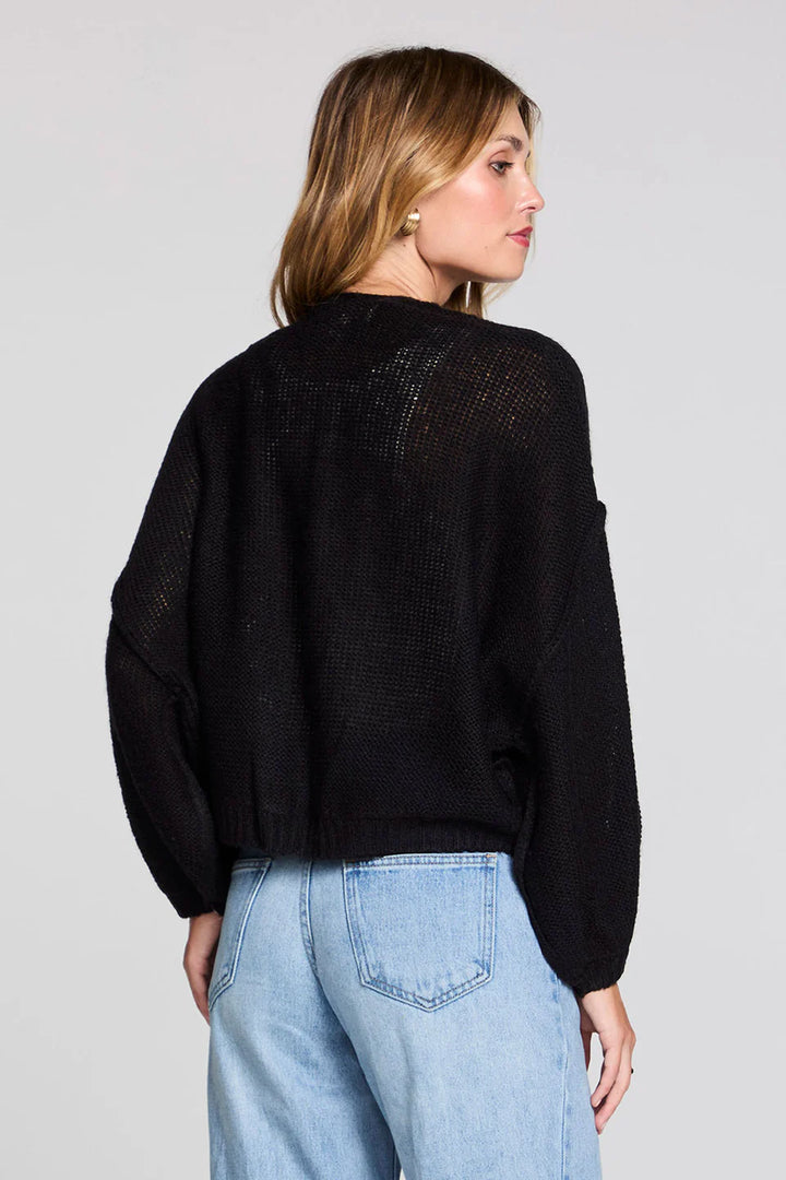 Aden Sweater | Black - Thumbnail Image Number 2 of 3
