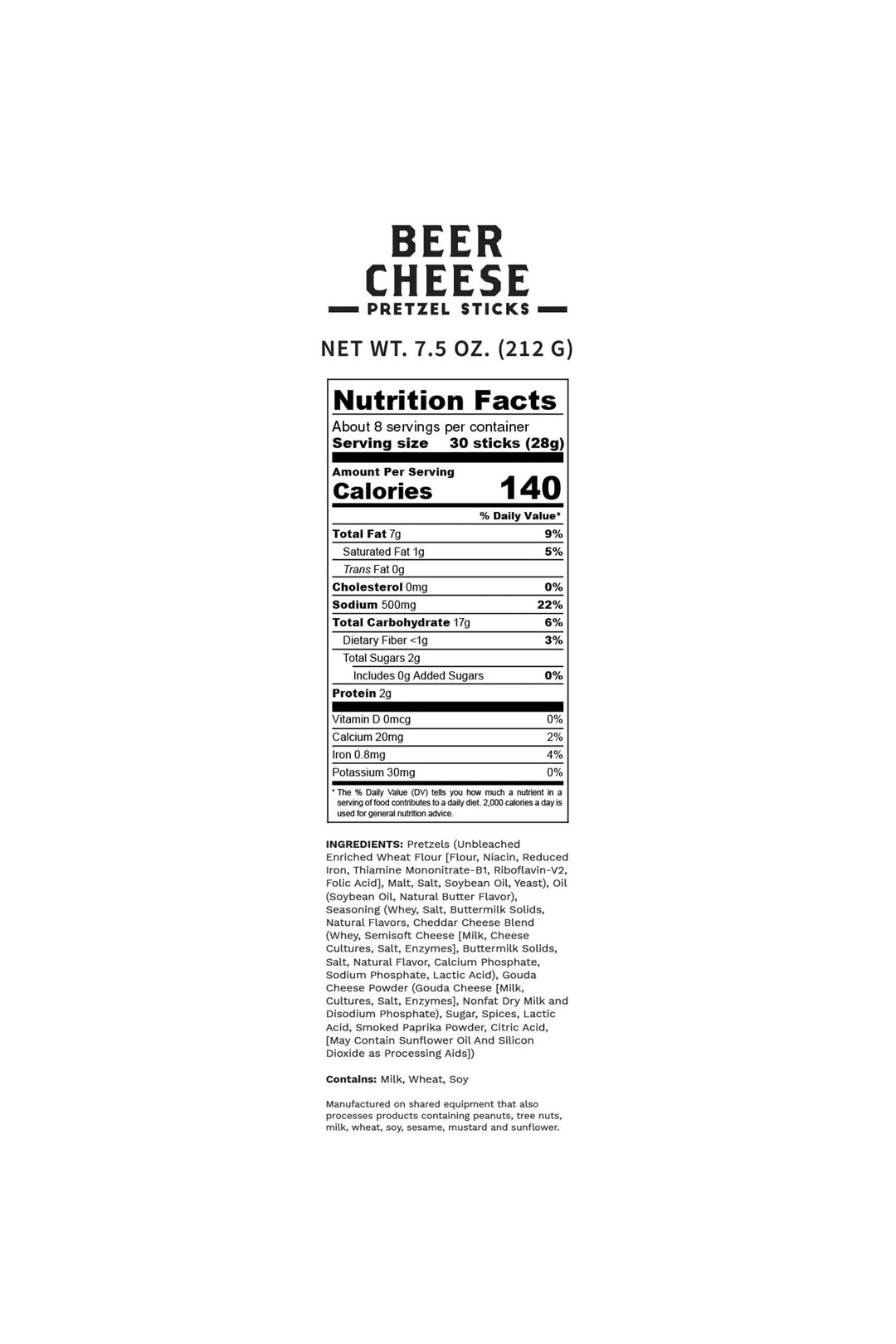 Pop Daddy Perrin Beer Cheese Pretzel Sticks - Visual Media Number 3 of 3