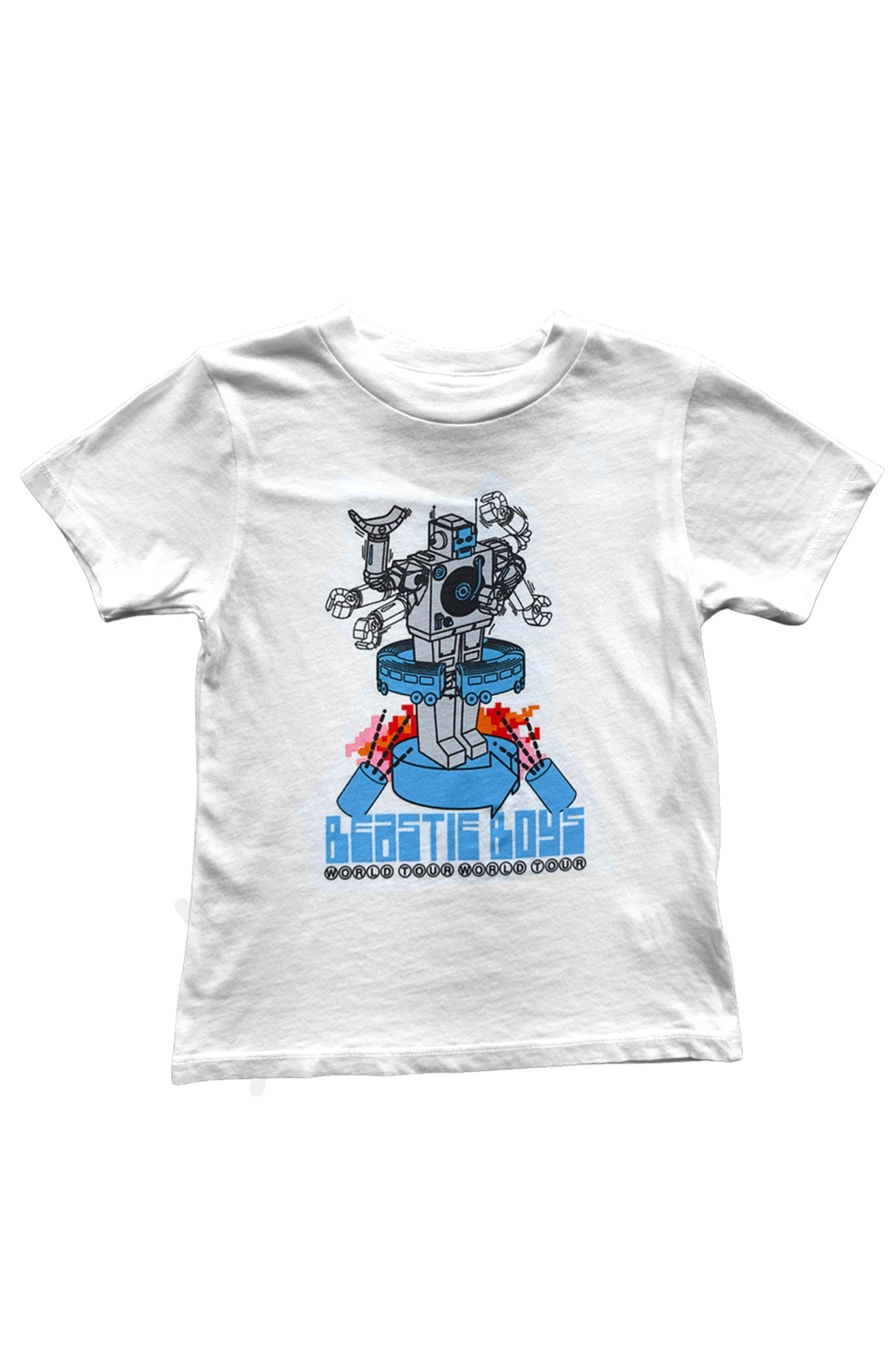 Beastie Boys Robot Tee | White - Visual Media Number 1 of 1