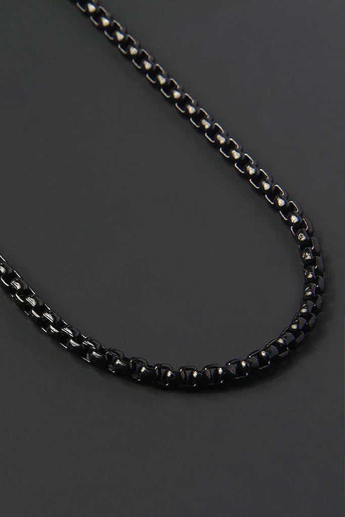 Black Stainless Steel Chain 18”