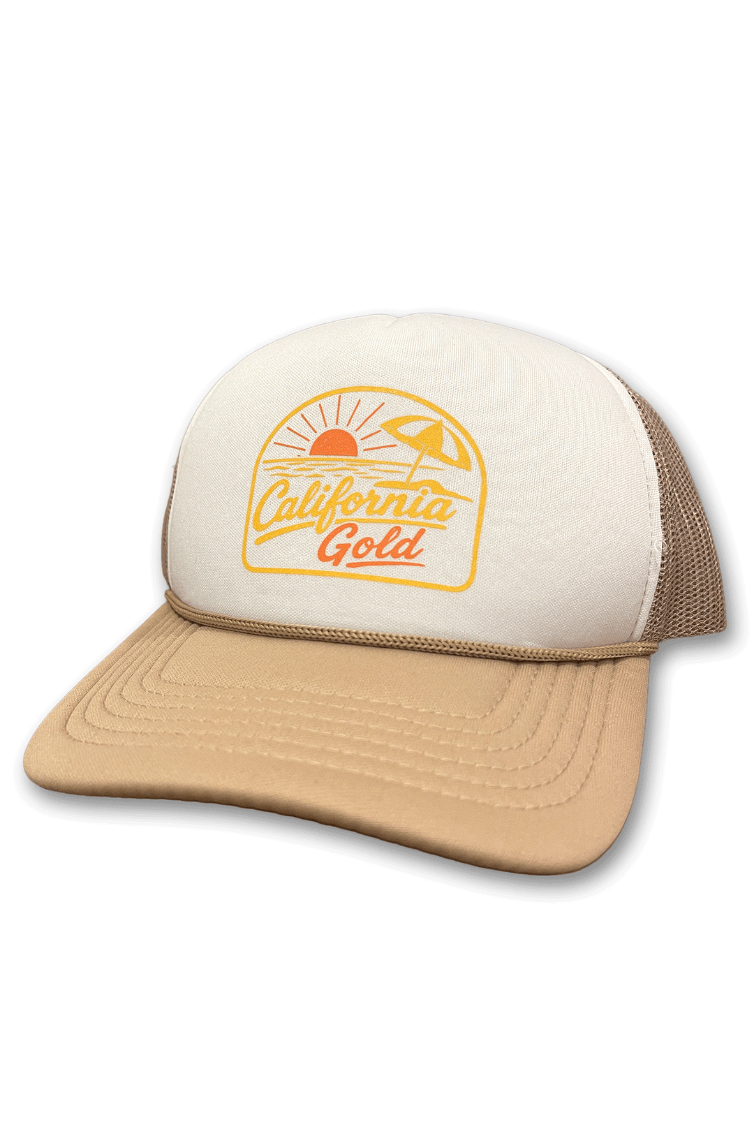 California Gold Kid's Trucker | Khaki - Visual Media Number 1 of 1