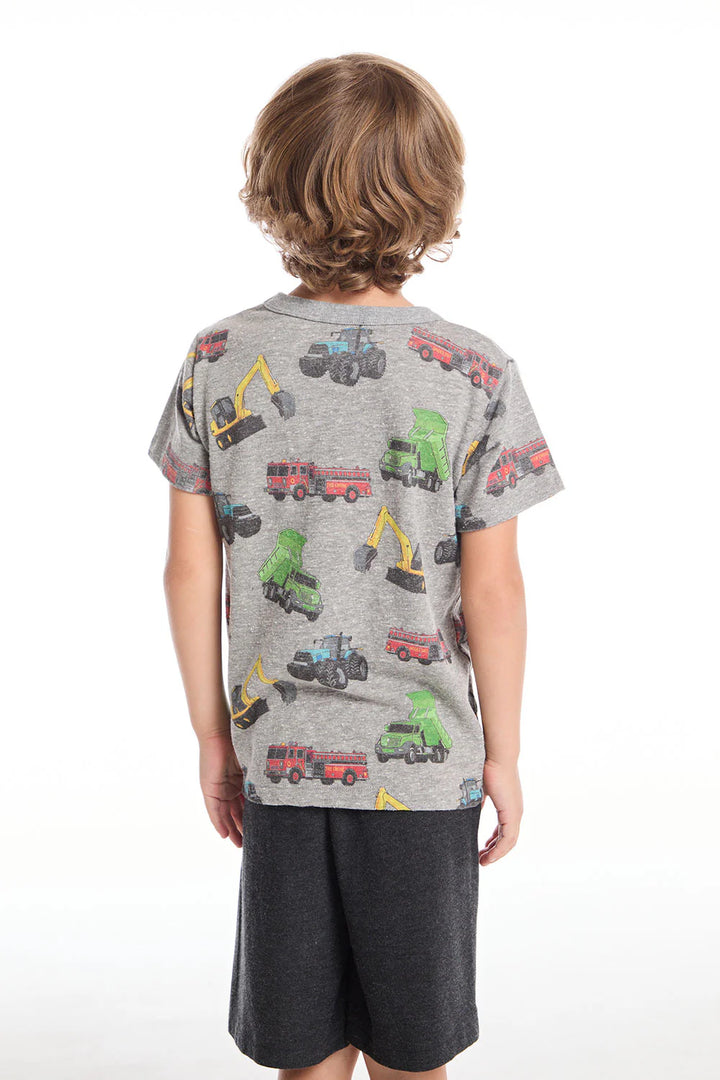 Work Trucks Tee | Streaky Grey - Thumbnail Image Number 2 of 2
