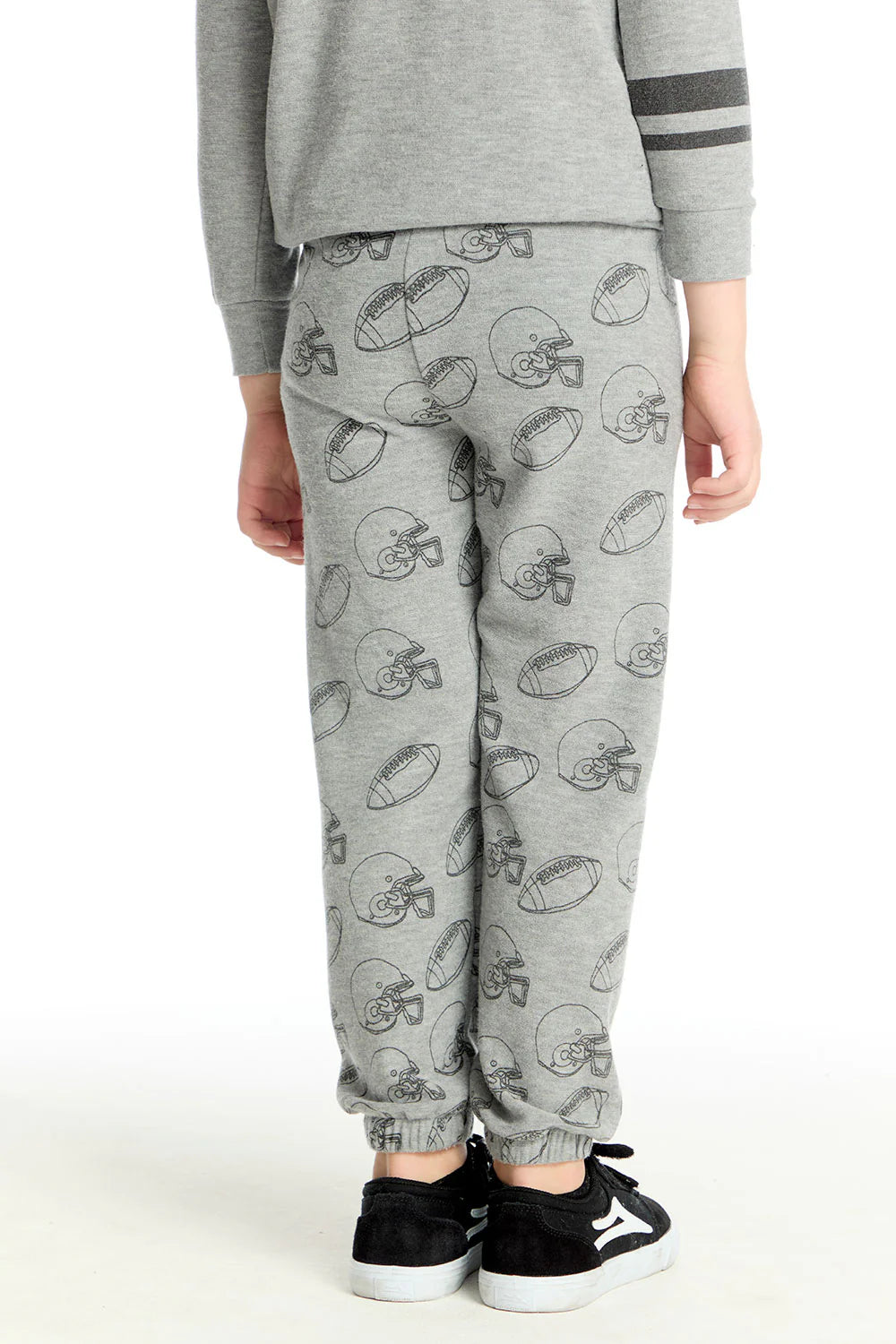Football Is Life Pants | Heather Grey - Visual Media Number 2 of 2