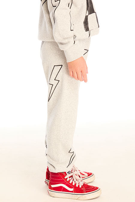 All Over Bolts Pants | Heather Grey - Thumbnail Image Number 3 of 3

