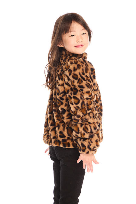 Puff Sleeve Jacket | Leopard - Visual Media Number 3 of 3