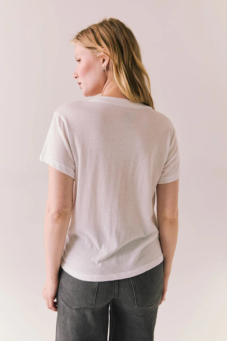 Mon Cherie Tee | White - Visual Media Number 2 of 2