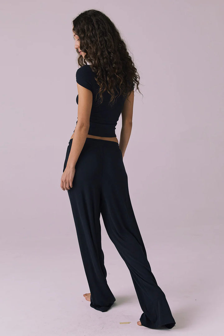 Sandyy Trouser | Licorice - Thumbnail Image Number 2 of 2

