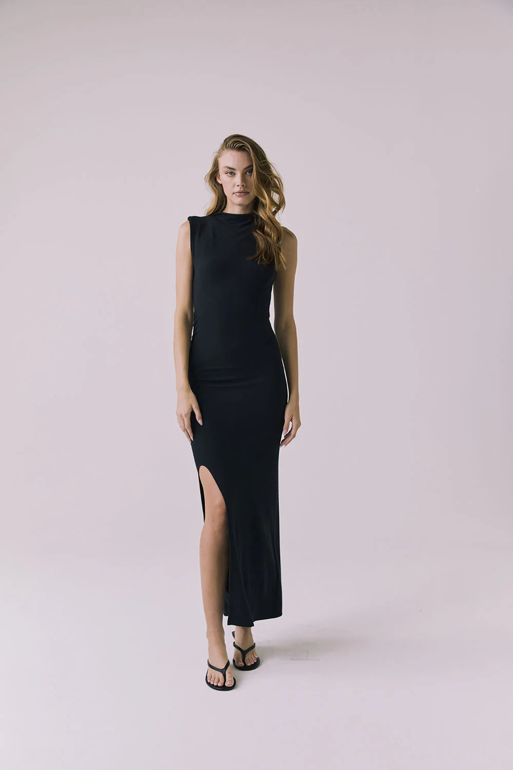 Avenue Maxi Dress | Black - Visual Media Number 1 of 4