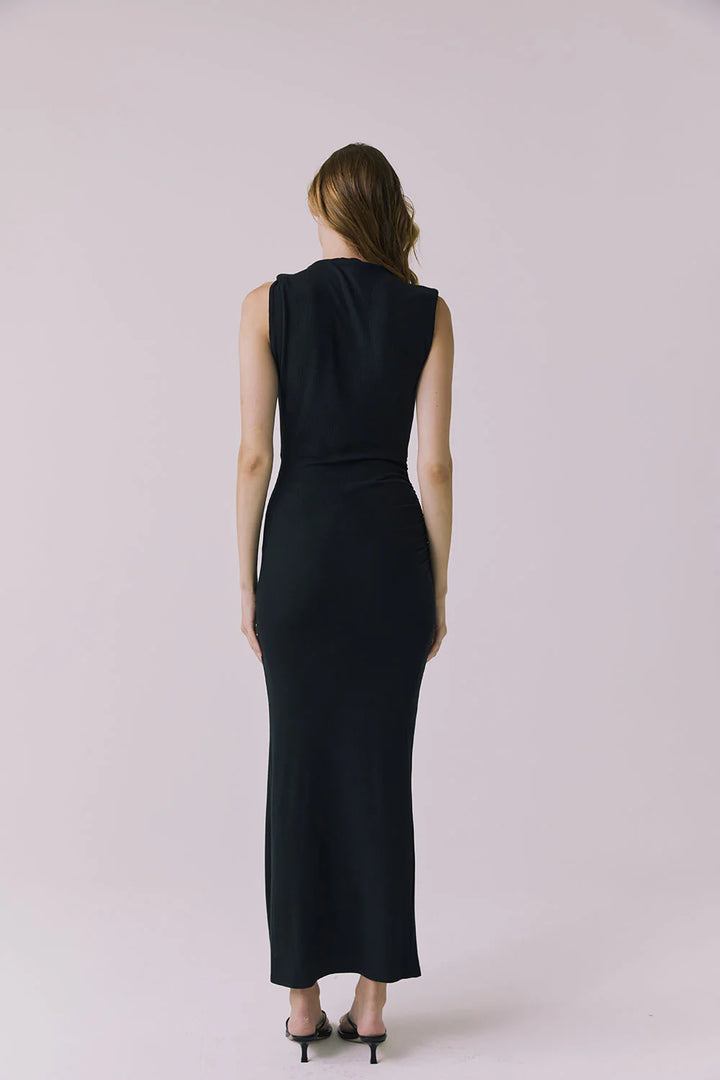 Avenue Maxi Dress | Black - Thumbnail Image Number 4 of 4
