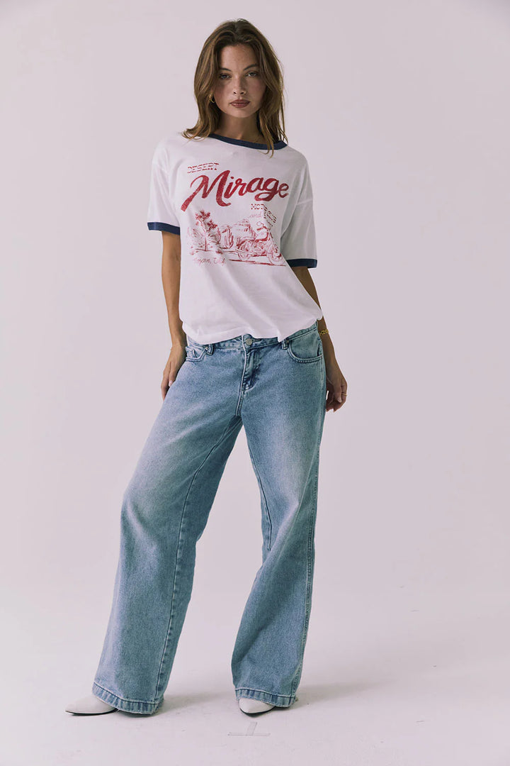 Desert Mirage Motor Club Tee | White - Thumbnail Image Number 2 of 3
