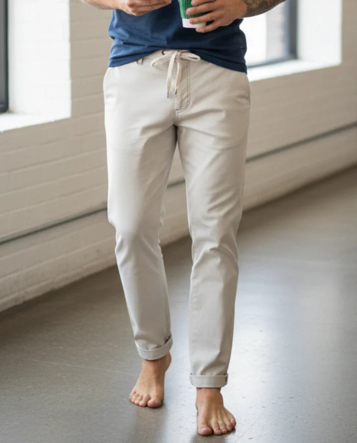 Chino Travel Pants | White - Visual Media Number 1 of 1