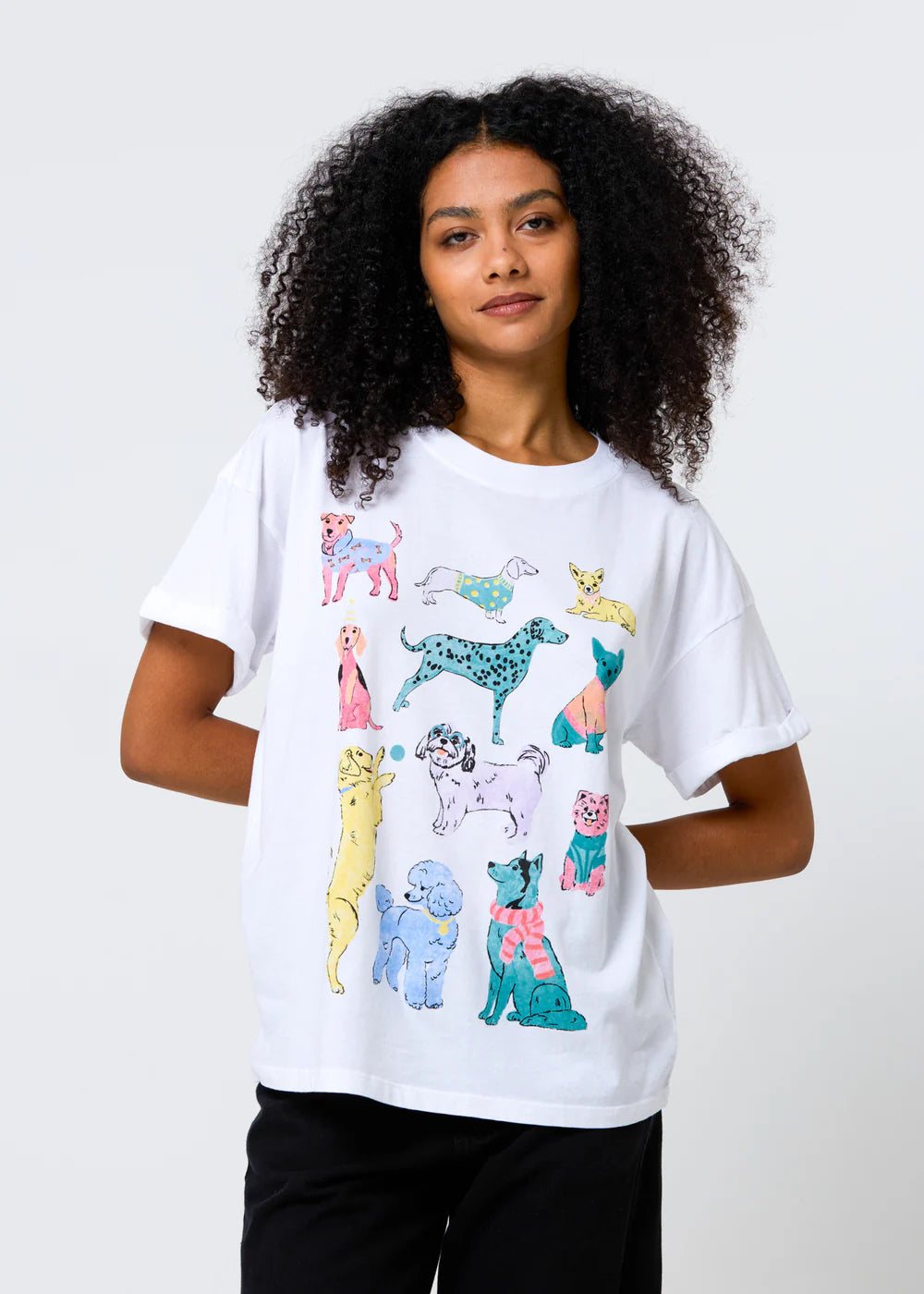 Dogs Tee | Vintage White - Visual Media Number 1 of 2