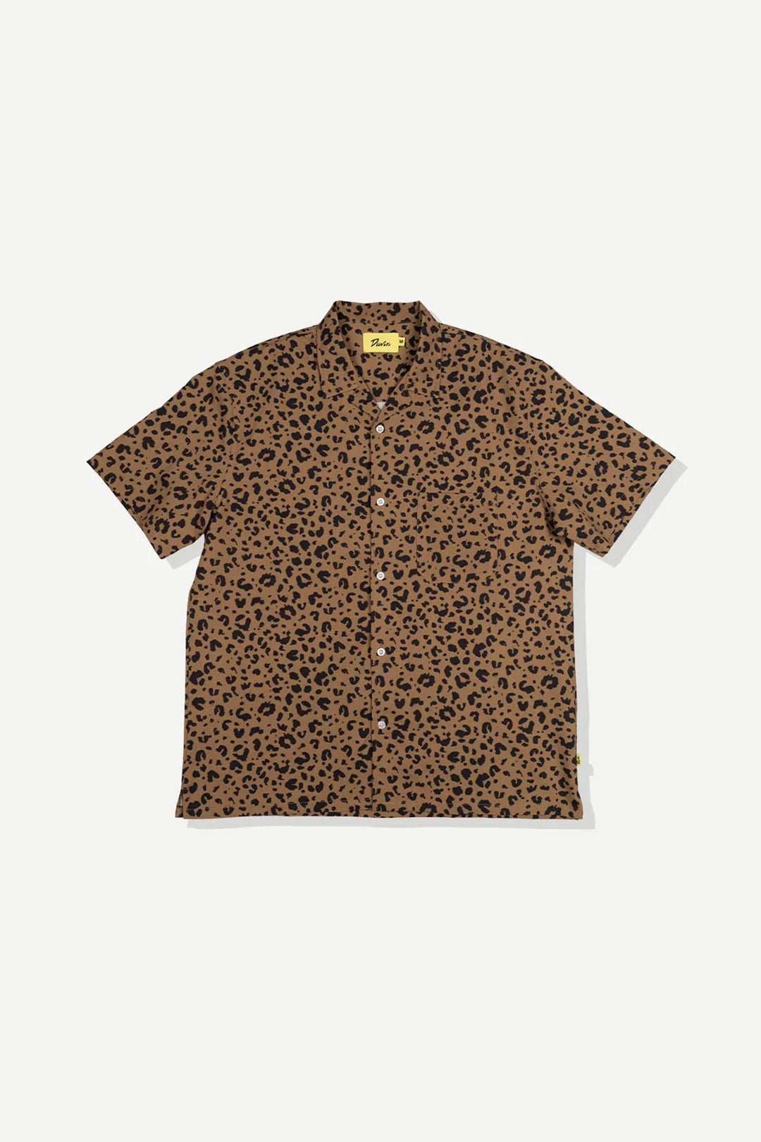 Leopard Stretch Buttonup | Brown - Visual Media Number 1 of 1