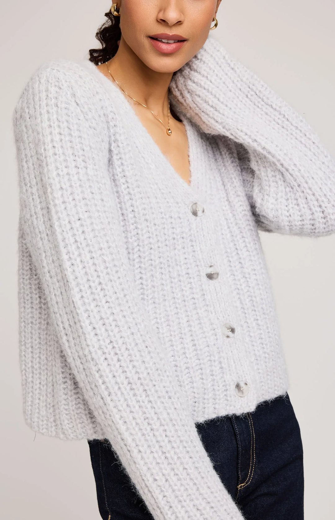 Melanie Sweater | Heather Grey - Visual Media Number 3 of 3