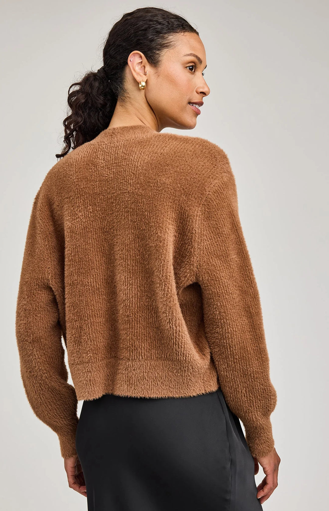 Theodora Cardigan | Chestnut - Visual Media Number 3 of 3