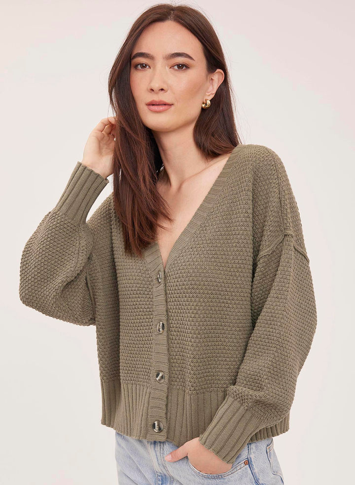 Jennalee Cardigan | Sage - Thumbnail Image Number 1 of 2
