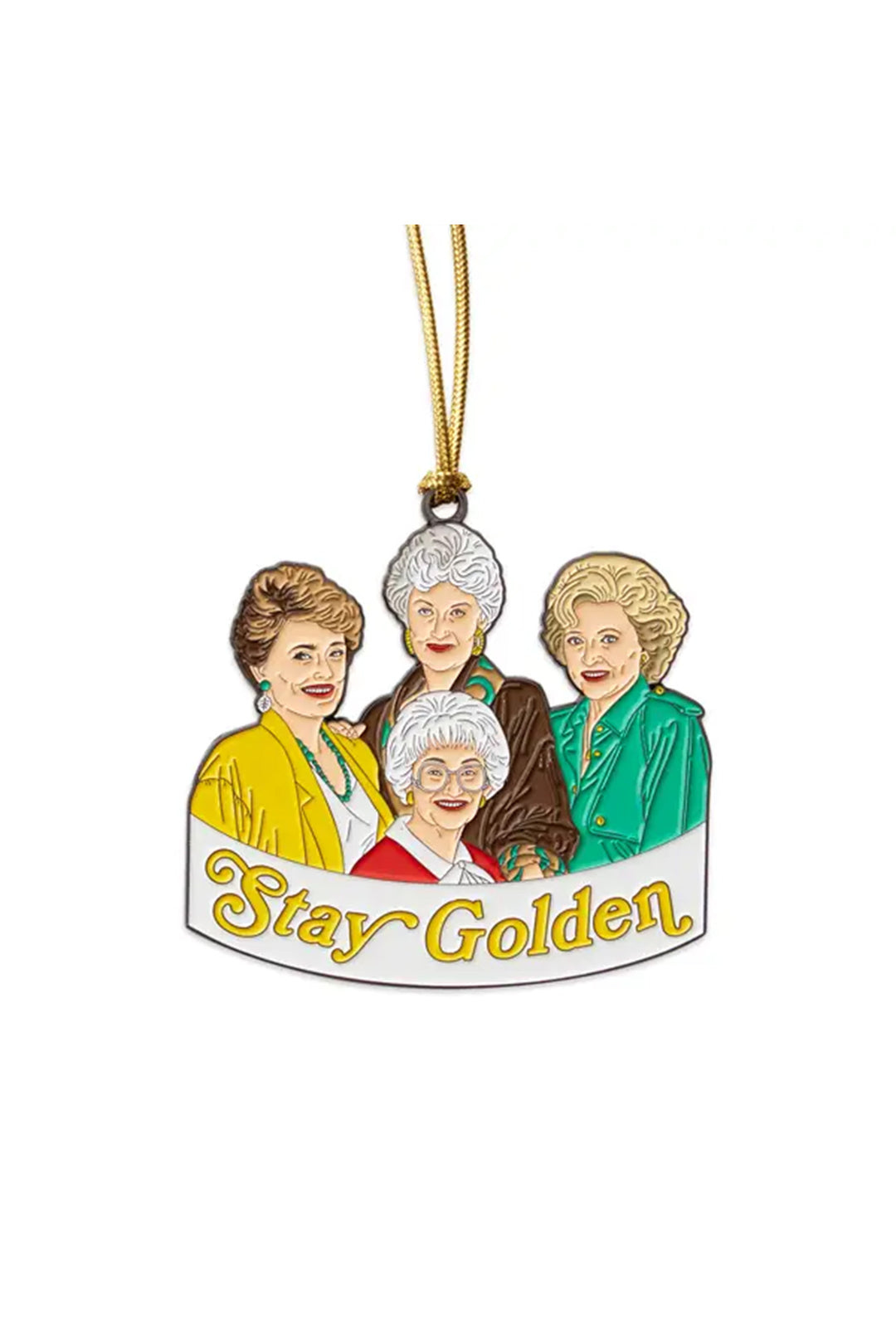 Stay Golden Girls Enamel Holiday Ornament - Visual Media Number 1 of 1