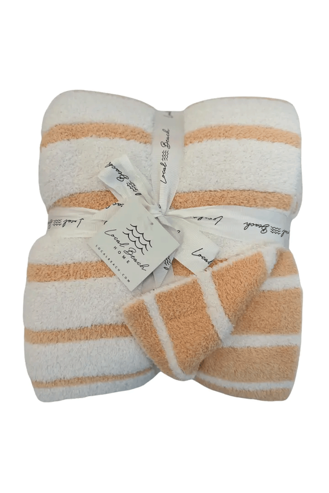 Striped Luxe Home Blanket | Golden - Visual Media Number 1 of 1
