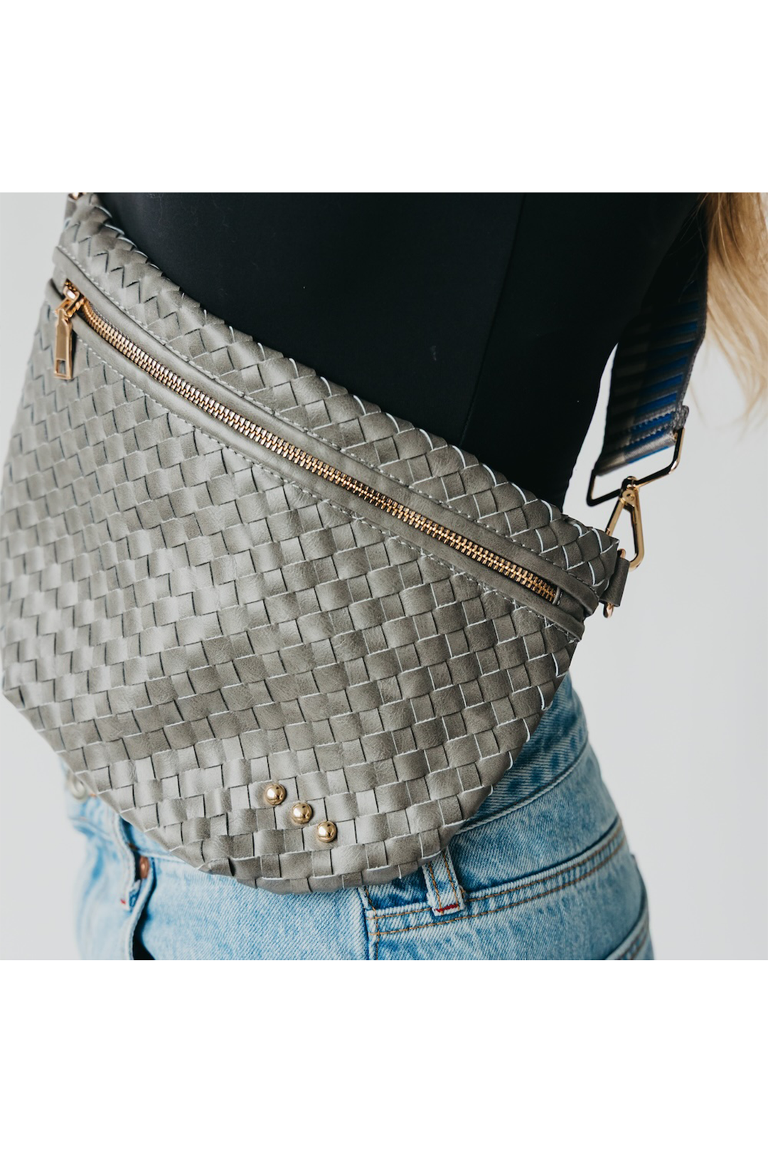 Westlyn Woven Bum Bag | Grey - Visual Media Number 1 of 1