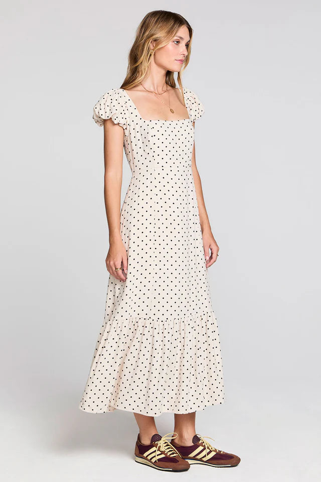 Junniper Midi Dress | Natural - Thumbnail Image Number 3 of 3
