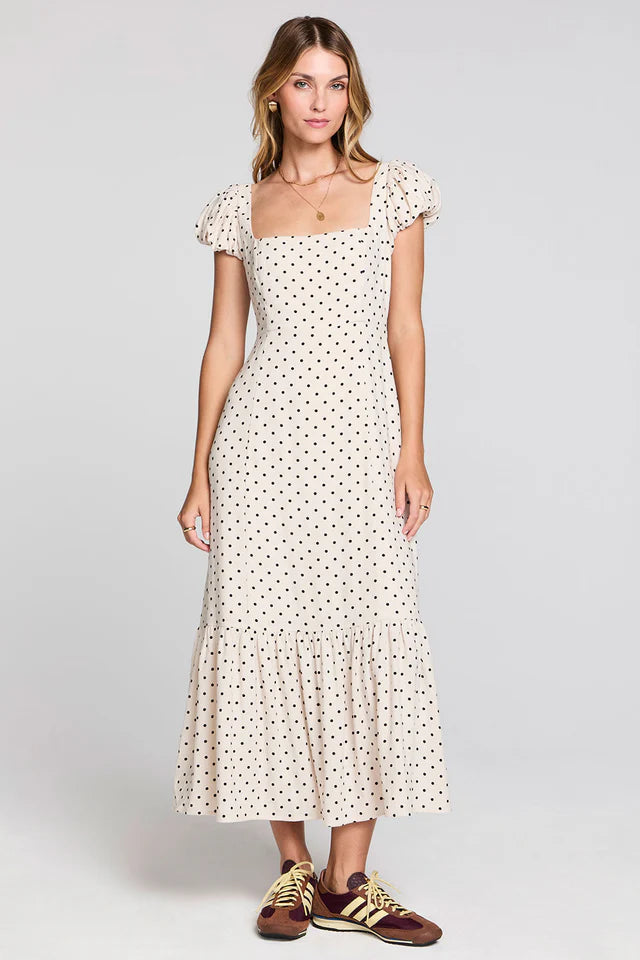 Junniper Midi Dress | Natural - Thumbnail Image Number 1 of 3
