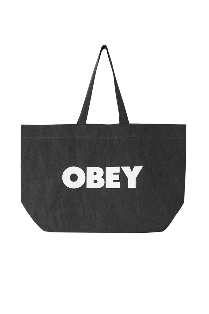 Pigment Dyed Tote Bag | Black - Visual Media Number 1 of 1