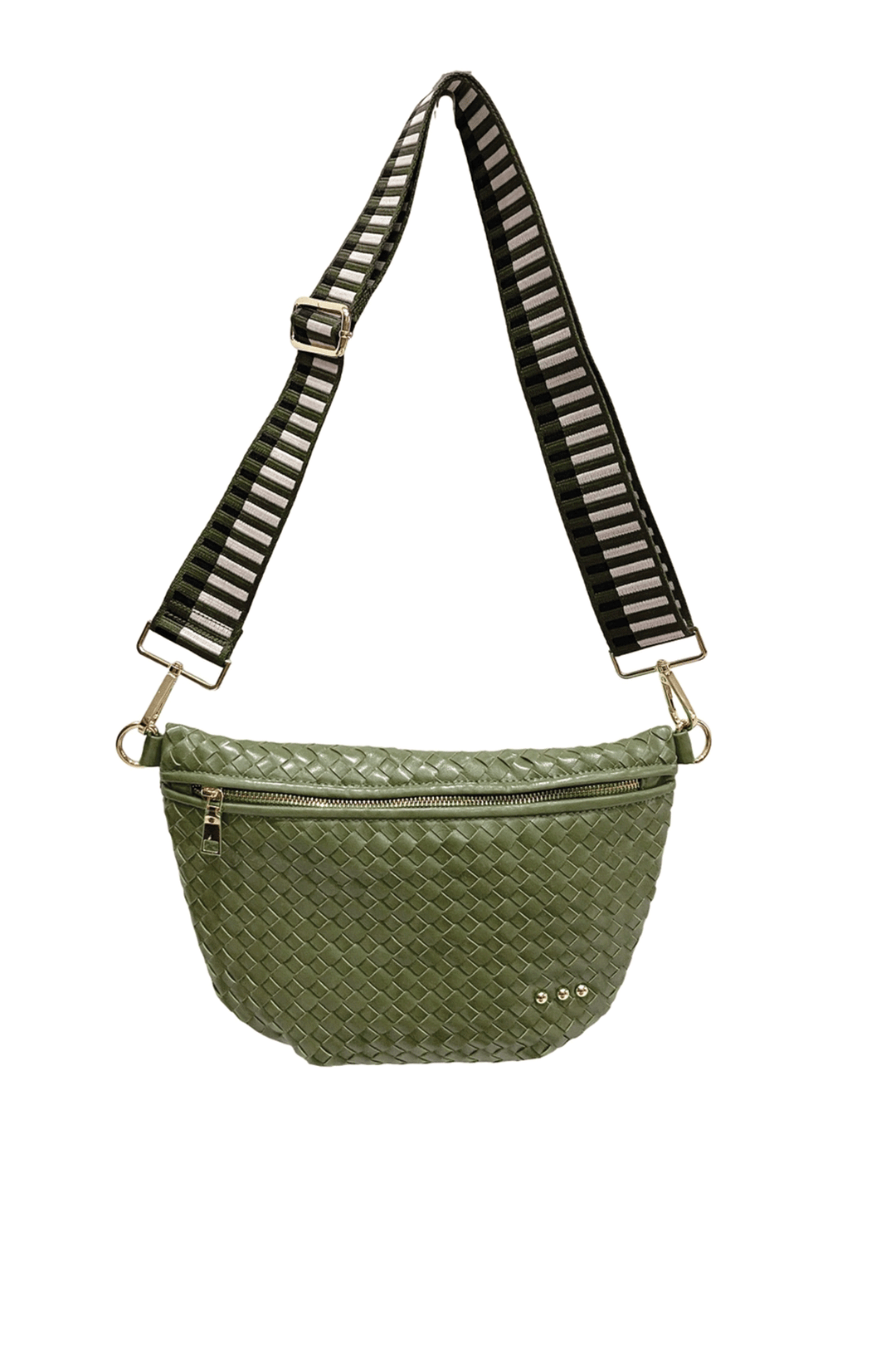 Westlyn Woven Bum Bag | Olive - Visual Media Number 1 of 1