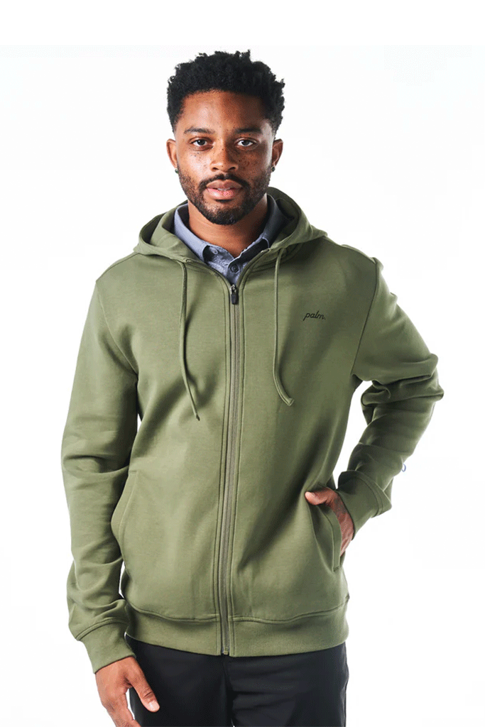 Backup Performance Hoodie | Rancho Green - Visual Media Number 1 of 3